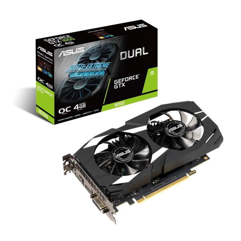 کارت گرافیک ایسوس مدل Dual GeForce GTX 1650 OC Edition 4GB GDDR6 EVO